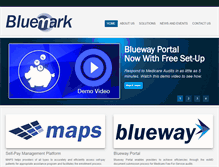 Tablet Screenshot of bluemark.net